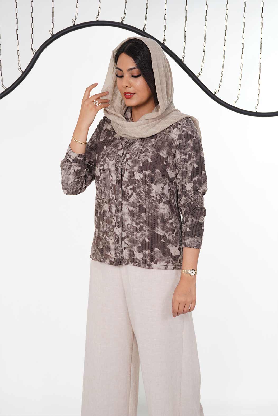 DSC07310 شومیز پری آبرنگی - تصویر 1